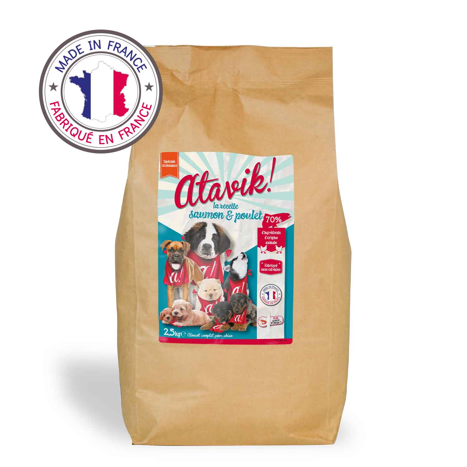 Croquettes francaises pour chiot