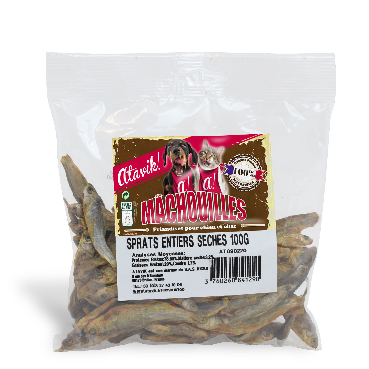 Friandises pour chats et chiens: sprats