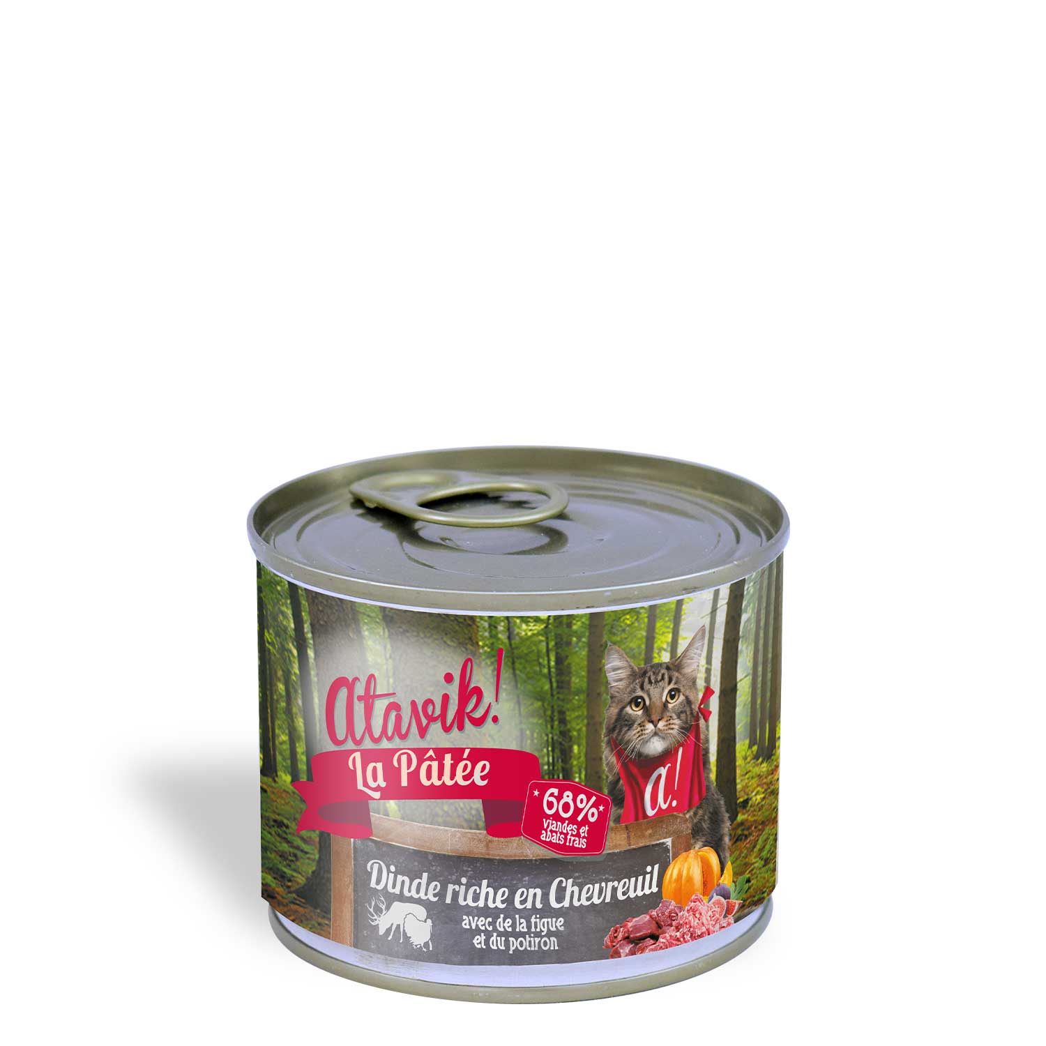 patee pour chat - Dinde chevreuil figue potiron
