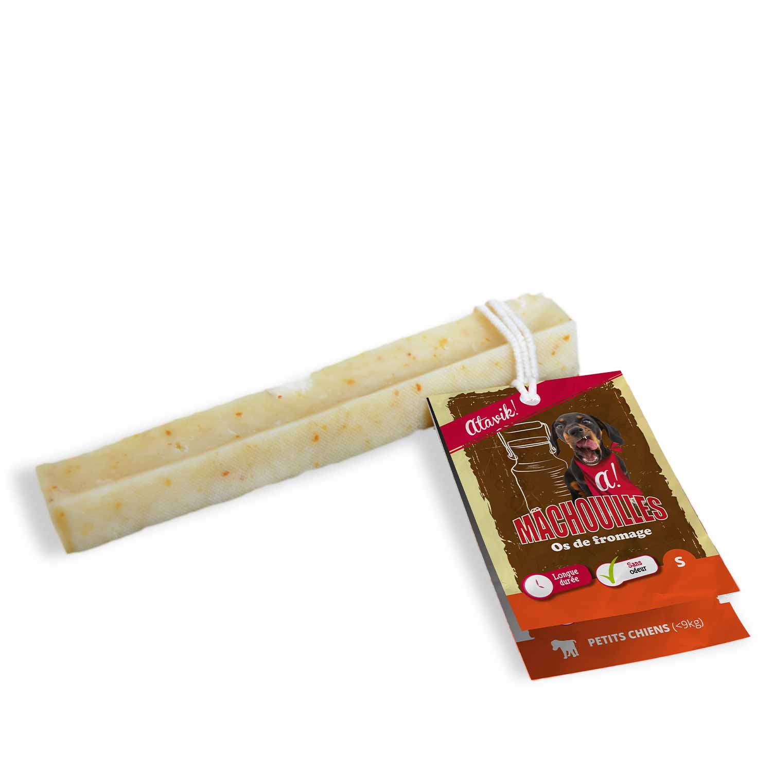 Os de fromage pour chien