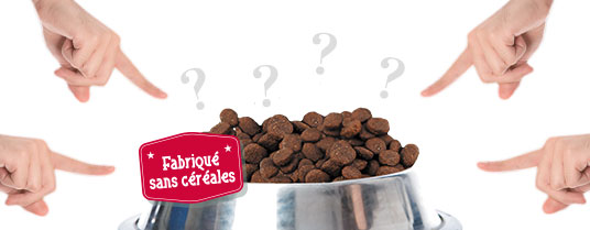 les croquettes sans céréales: une arnaque ?